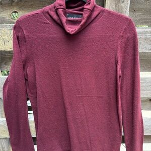 Premise Maroon Turtleneck Sweater